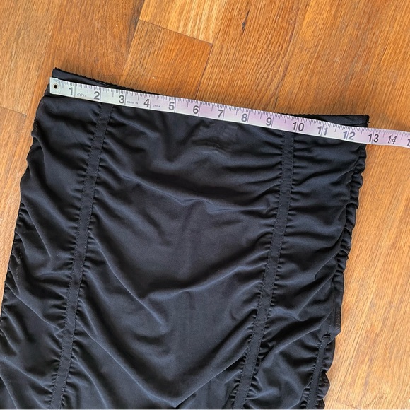 Sheer Mesh Maxi Pencil Skirt with Slit - S - Picture 4 of 8